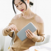 网易严选 女士长款拉链钱包  Prada皮具制版师制版 Coach合作厂代工