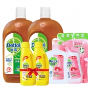 滴露（Dettol）  消毒液 1.15L*2瓶+洗手液 (500g+300g)＋超浓缩衣物除菌液 180ml*2瓶