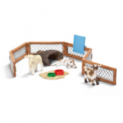 Schleich 思乐 场景套装笼物动物园情景包 S41814  89元（99-10）
