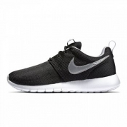 Nike耐克  Roshe Run One 黑银奥利奥 跑步女鞋