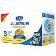 JUNLEBAO 君乐宝 纯金装 GOLD+ 3段配方奶粉 400g*4包