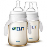 PLUS会员： AVENT 新安怡 SCF663/29 宽口径经典PES奶瓶 260ml 对装 +凑单品