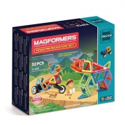 MAGFORMERS 麦格弗 磁力片山地冒险32片套组