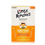 Little remedies 儿童天然蜂蜜镇咳润喉棒棒糖 10支装*4 舒缓喉咙不适