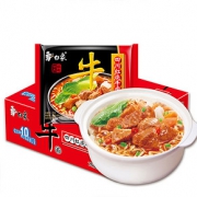 白象 四川红烧牛肉面 干泡两吃 75g*24袋