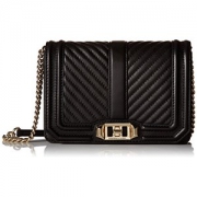 REBECCA MINKOFF CHEVRON QUILTED SMALL LOVE 女士斜挎包