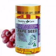 澳洲进口，Healthy Care 葡萄籽提取物胶囊12000mg*300粒*2瓶