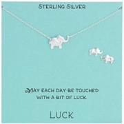 Amazon Collection Elephant LUCK 82976 小象套装（项链+耳钉）