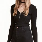H&M 0429672003 女士V领针织衫    51元