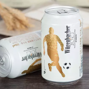 瓦伦丁（Wurenbacher） 小麦啤酒 330ml*24瓶 整箱装 德国进口