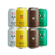 RIO 锐澳 LINE FRIENDS 限量罐 330ml*8罐  30元（59元，199-100）
