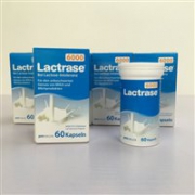 乳糖不耐受必备：Lactrase 乳糖酶6000单位 60粒