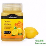 新西兰进口，STREAMLAND 新溪岛 柠檬蜜 500g*3瓶