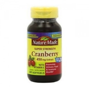 Nature Made Super Strength Cranberry with Vitamin C 蔓越莓维C胶囊