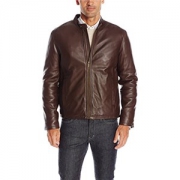 大码福利： COLE HAAN Leather 男士真皮夹克