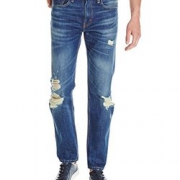 Levi's李维斯502 Regular Taper 男破洞牛仔裤