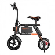 乐行天下（InMotion）P1 智能锂电便携迷你折叠代步天鹅微电动车 黑橙色