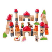 Hape E8313 城堡积木 儿童木制玩具