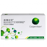 库博欧 柯莱视非球面月抛隐形眼镜6片装*2盒