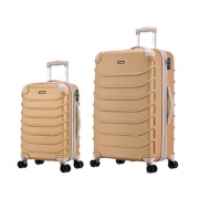 Rockland 万向轮拉杆箱套箱 CF230 金色 20+28寸亚马逊568元