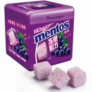 Mentos曼妥思 冻感粒方无糖口香糖 葡萄味 46g*10件