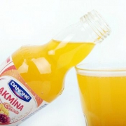 AKMINA阿卡娜 橙子芒果味充气饮料 200ml*6瓶