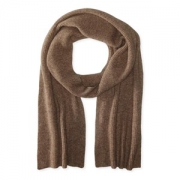 Phenix Cashmere Half Cardigan Rib-Knit 男士羊绒围巾