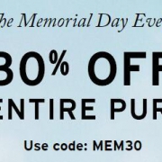 The Memorial Day全场服饰促销