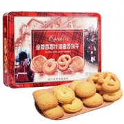 金尊 什锦曲奇饼干 澳门风味 铁罐装 454g *4件 +凑单品