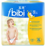 FIVERAMS 五羊 fbibi 智能干爽 婴儿纸尿裤 XL21片 *6件