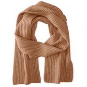 Mens Cashmere Solid Knit Scarf