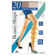 GUNZE BeautyShape 女士连裤丝袜 20hPa  *4件