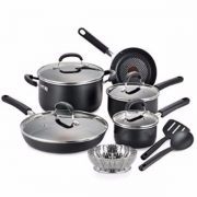 T-fal 特福 红点钛极不粘锅具12件套 Prime会员免费直邮