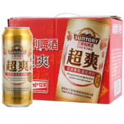 三得利啤酒（Suntory） 超爽 9.5度 500ml*12听 整箱装