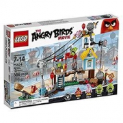 LEGO乐高 75824 愤怒的小鸟系列 猪城毁灭