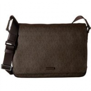 Michael Kors Jet Set Large Messenger男士大号logo印花真皮信封包/邮差包