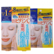 KOSE高丝 维他命C美白面膜贴 5片*3盒