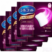 Unicharm 尤妮佳 Silcot 丝滑型极细纤维化妆棉32片*4盒  Prime会员凑单免费直邮