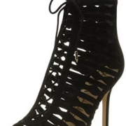 中亚prime会员！SAM EDELMAN ankle 女士麂皮镂空短靴