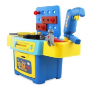 AUBY 澳贝 466201 多多工具台玩具+Huile TOY'S 汇乐玩具 326 快乐工程车队 模型汽车*2件