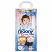 MOONY 尤妮佳 男婴用拉拉裤 XL38片 *5件 12-17kg 原装进口