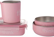 中亚Prime会员！Thinkbaby 辛克宝贝 婴幼儿不锈钢餐具4件套
