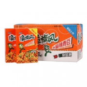 康师傅 脆旋风+麻辣青豆点心面50g/盒*15 整箱装