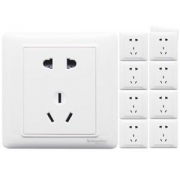 Schneider Electric 施耐德 睿意系列 A3E426_10U 五孔插座 十支装套装