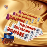 瑞士三角（Toblerone） 三角牛奶巧克力 100g*5 好吃的停不下来