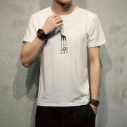 文艺男青年穿这个！LORK&DEEM/洛克蒂蒙 男士圆领t恤   19.9元（39.9-20）