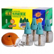 榄菊 无香型电热蚊香液45ml*4+加热器