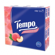 Tempo 得宝 迷你4层纸手帕*12包 甜心桃味  折6.45元（12.9，两件五折）