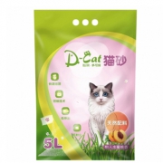 怡亲 水蜜桃香型膨润土猫砂（5L） 4kg