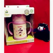 Thermos膳魔师FHI-250DS儿童保温杯吸管杯带把手 250ml